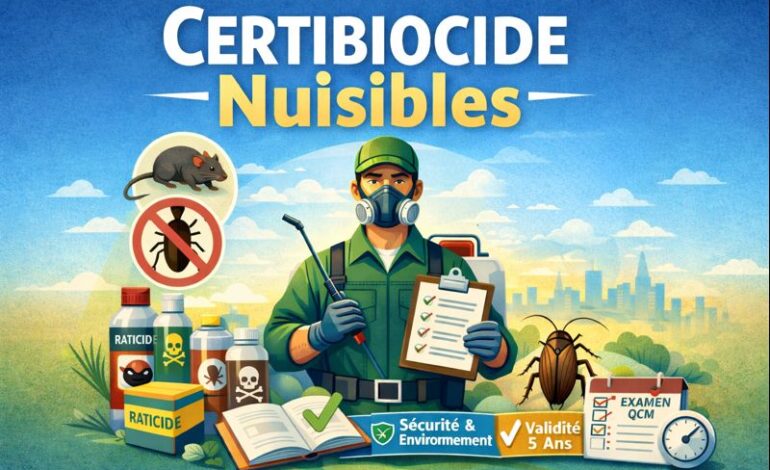 Certibiocide Nuisibles : la formation biocide obligatoire contre les nuisibles