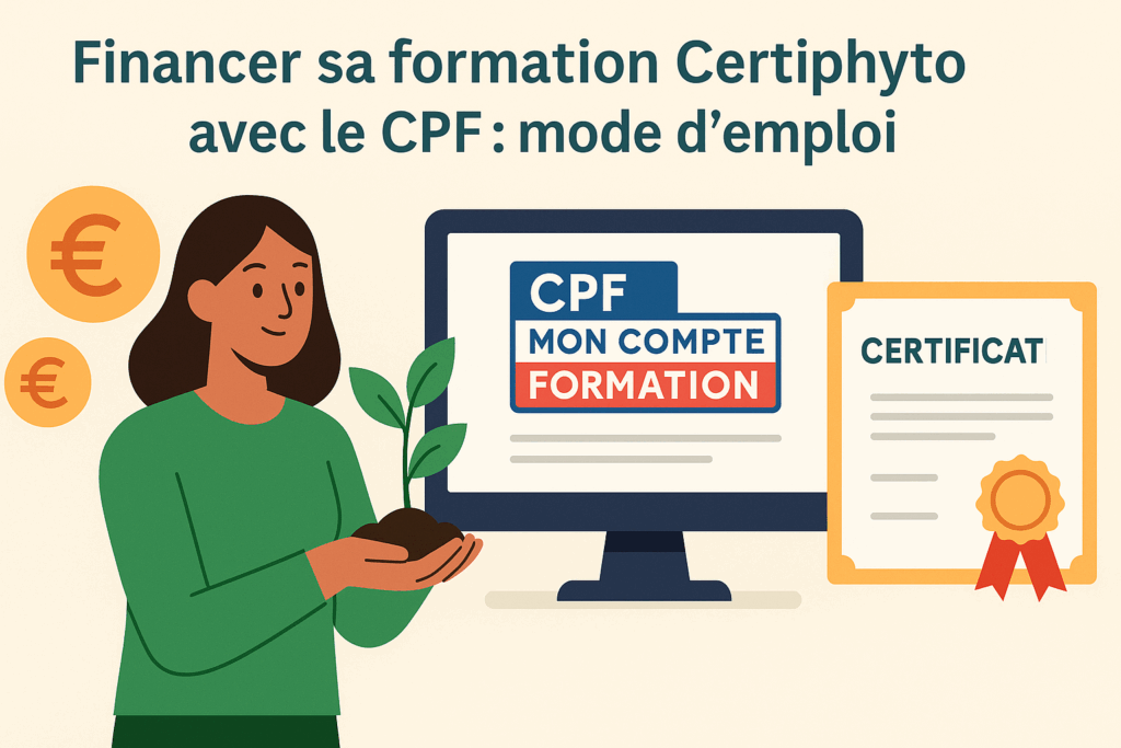 Certiphyto avec CPF : financez votre formation sans frais personnels